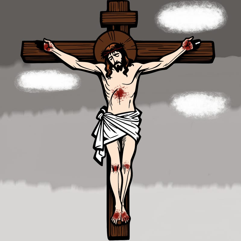 jesus on the cross