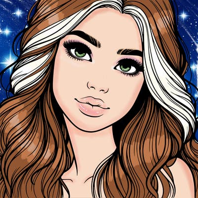 beautiful realistic girl