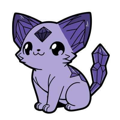 crystal kitten