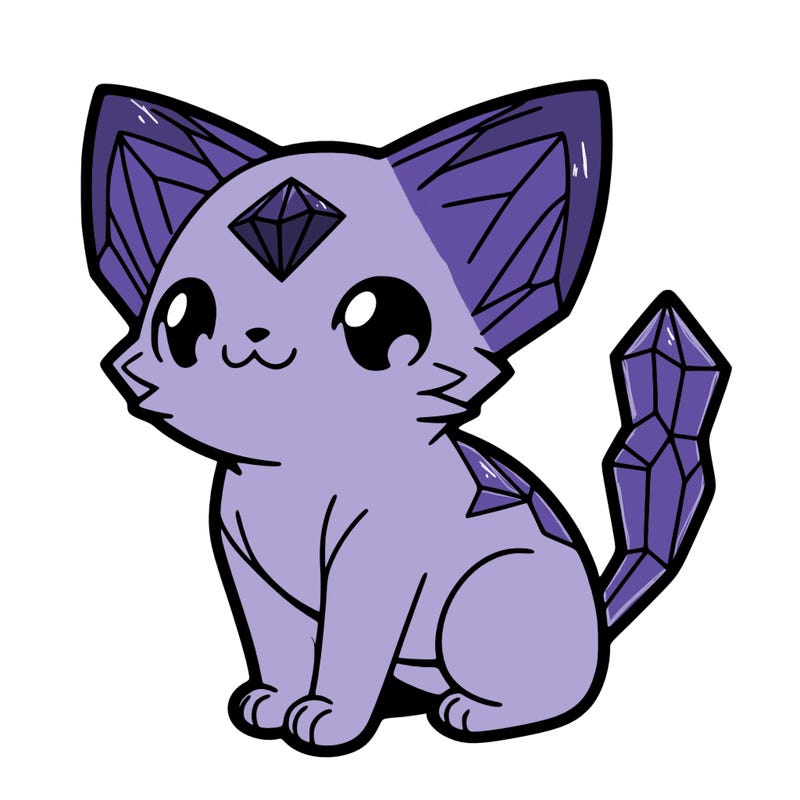 crystal kitten