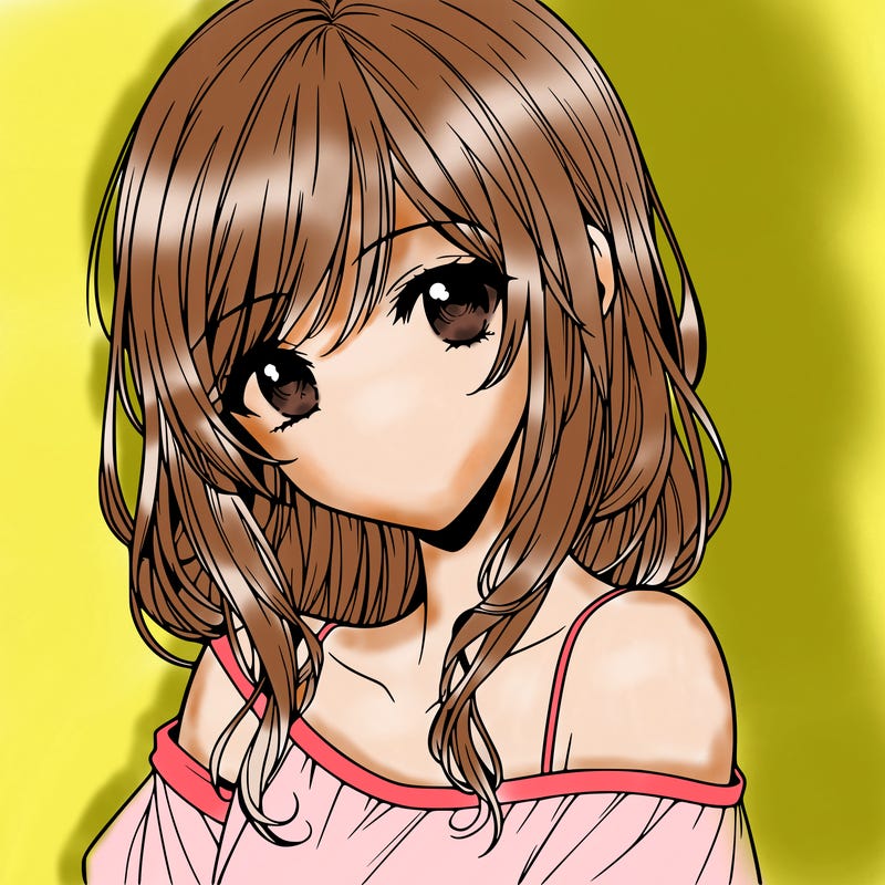 anime girl realistic girl