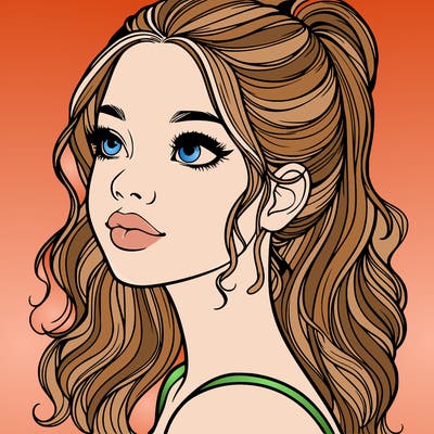 beautiful realistic girl