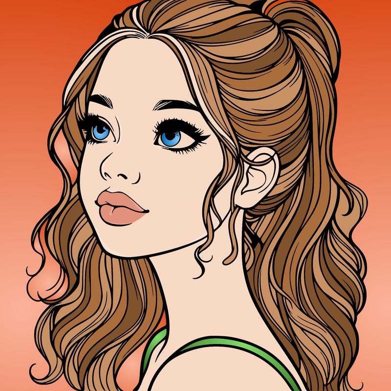 beautiful realistic girl