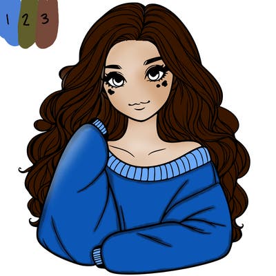 a beautiful girl in a big sweatshirt