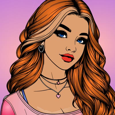 detailed realistic girl