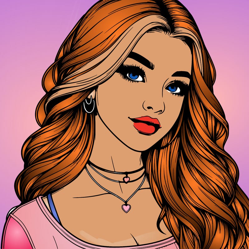 detailed realistic girl