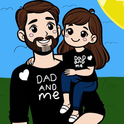 father and daughter