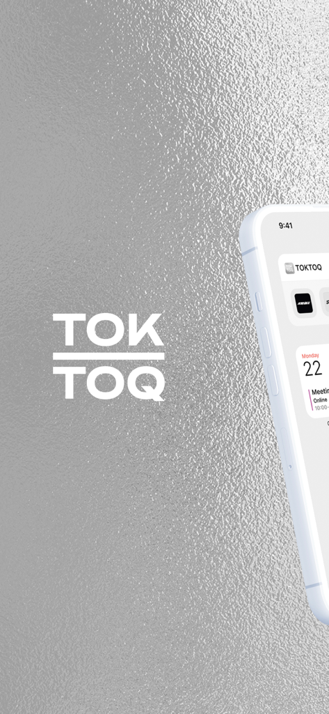 TOKTOQ - Logo de l'application TOKTOQ et interface mobile pour les fans d'ATEEZ et de xikers