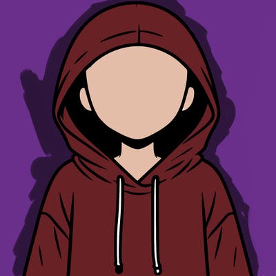 faceless girl in hoodie