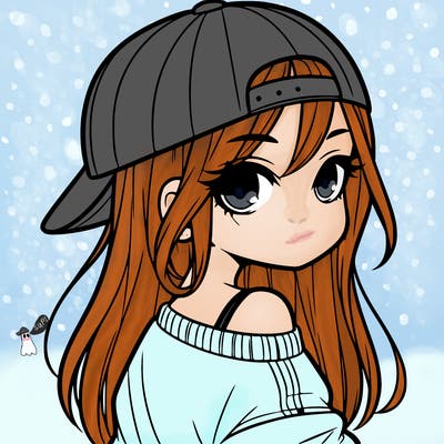 girl with a backward hat on