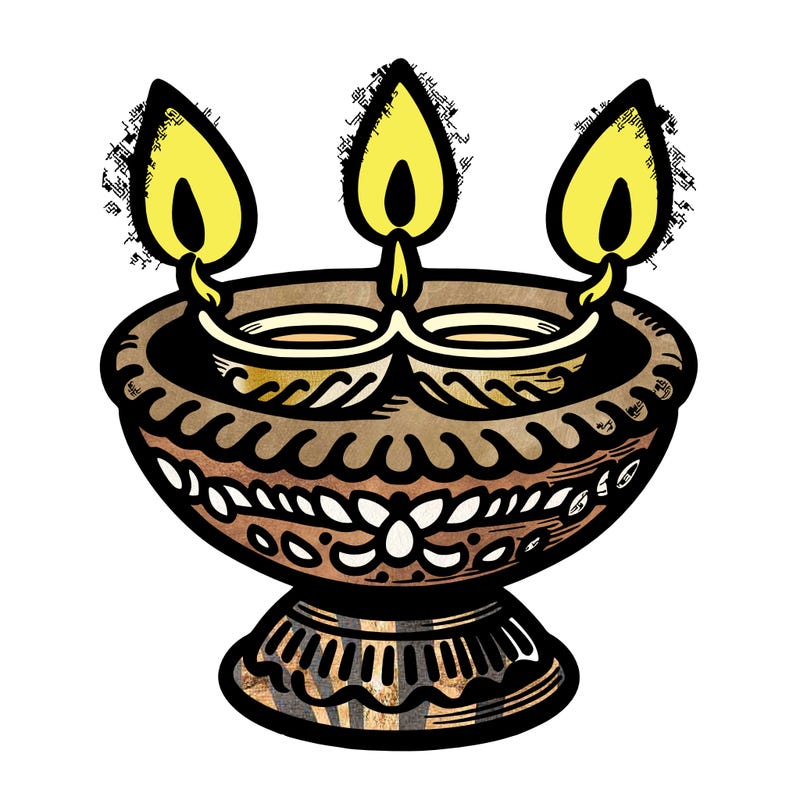 dip lamps for diwali