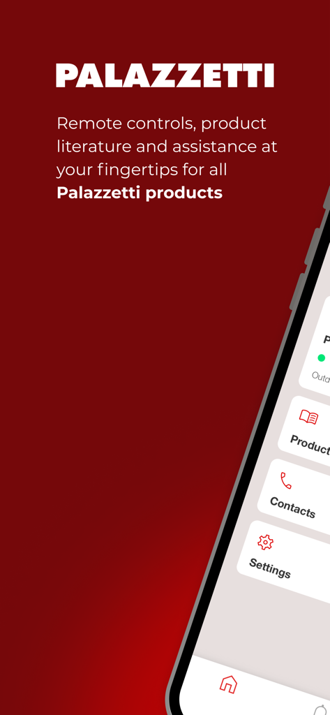 Palazzetti - Manage your stove - Introductory screen of the Palazzetti app for remote stove and fireplace control.