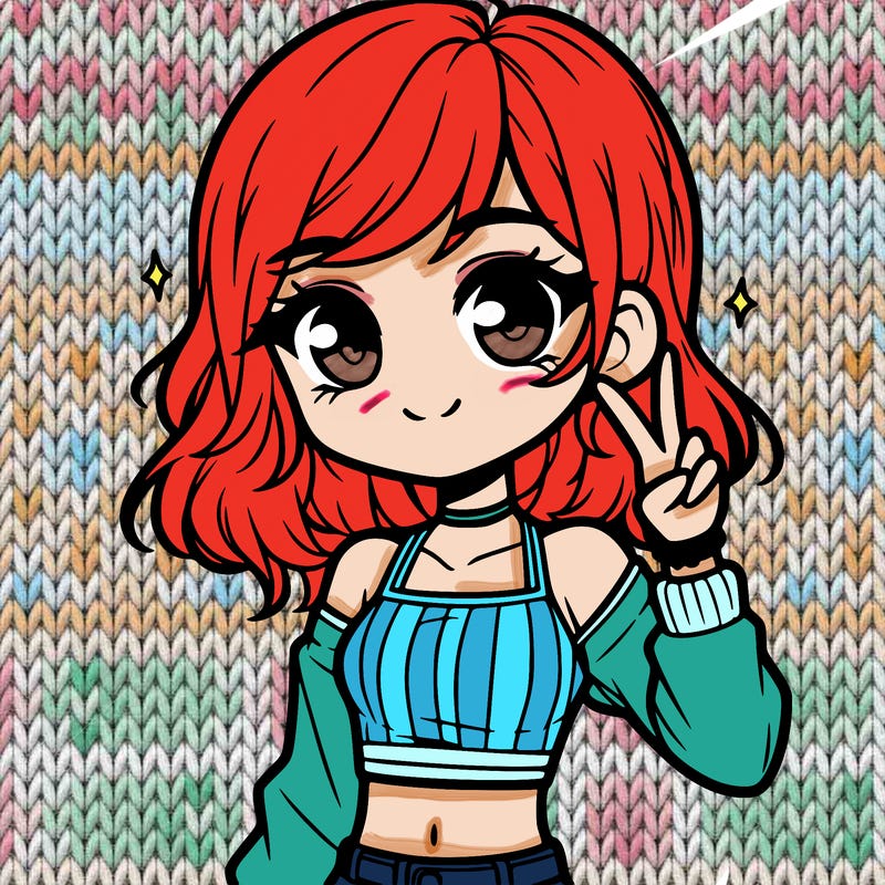 cute girl with crop top