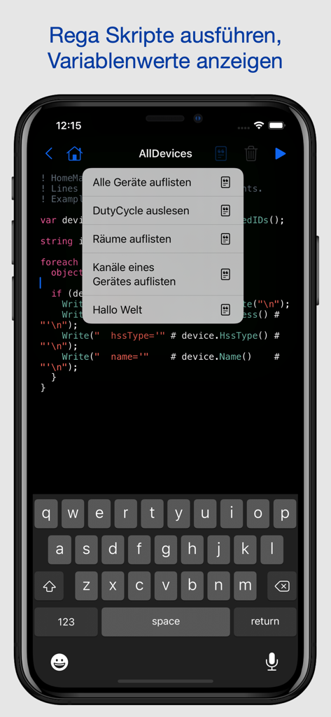 HMScriptEditor - Developer Tools App | MWM