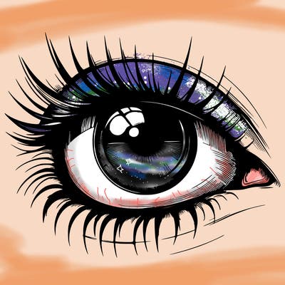 realistic eye