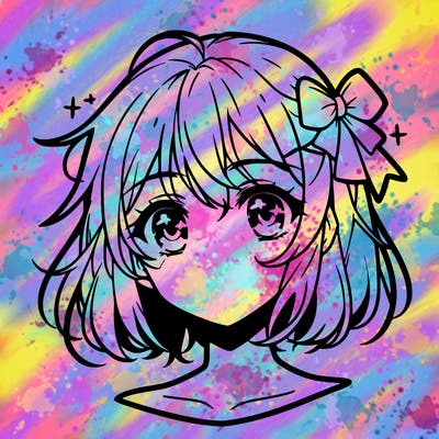 anime girl face
