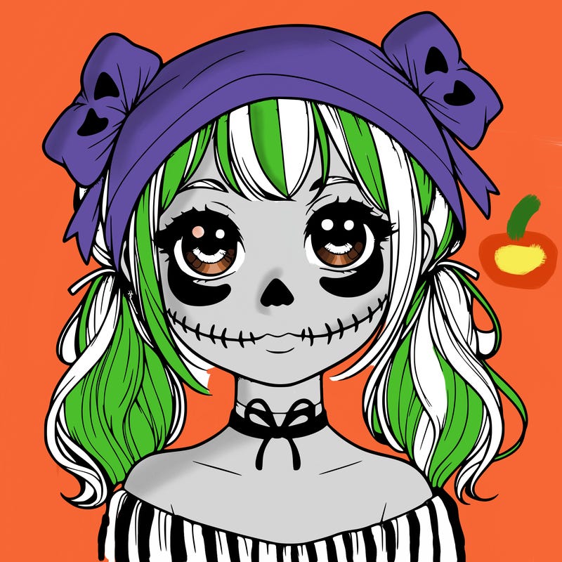 realistic girl halloween