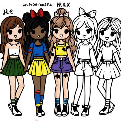 a girls friend group