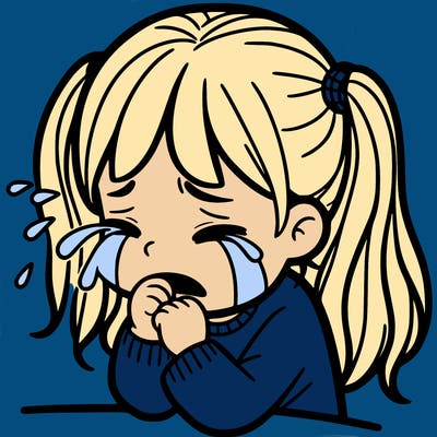 girl crying