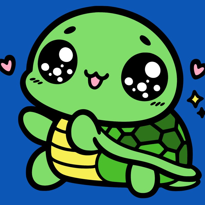 kawaii turtle