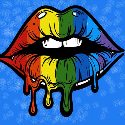 lips that look realistic and drip