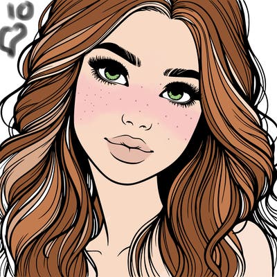 beautiful realistic girl