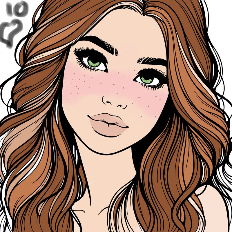 beautiful realistic girl