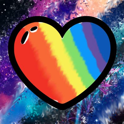 a blank heart