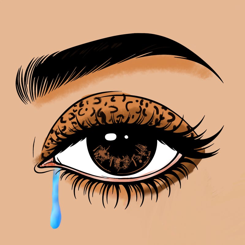 eye closed realistic