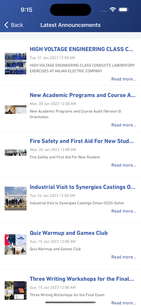 UTAS Mobile App - Education App | MWM