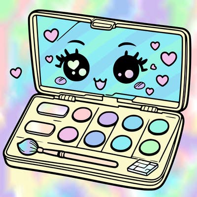 makeup pallet