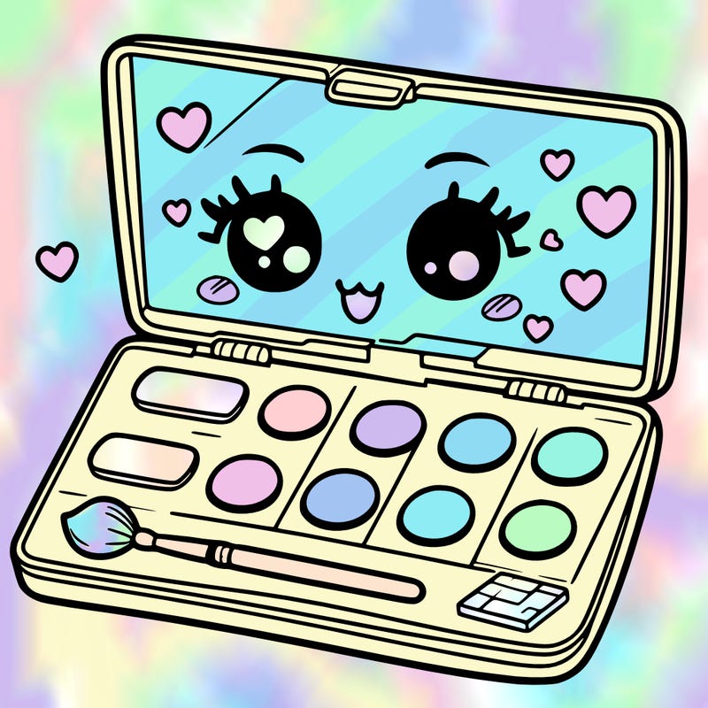 makeup pallet