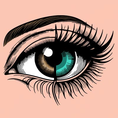 realistic eye split