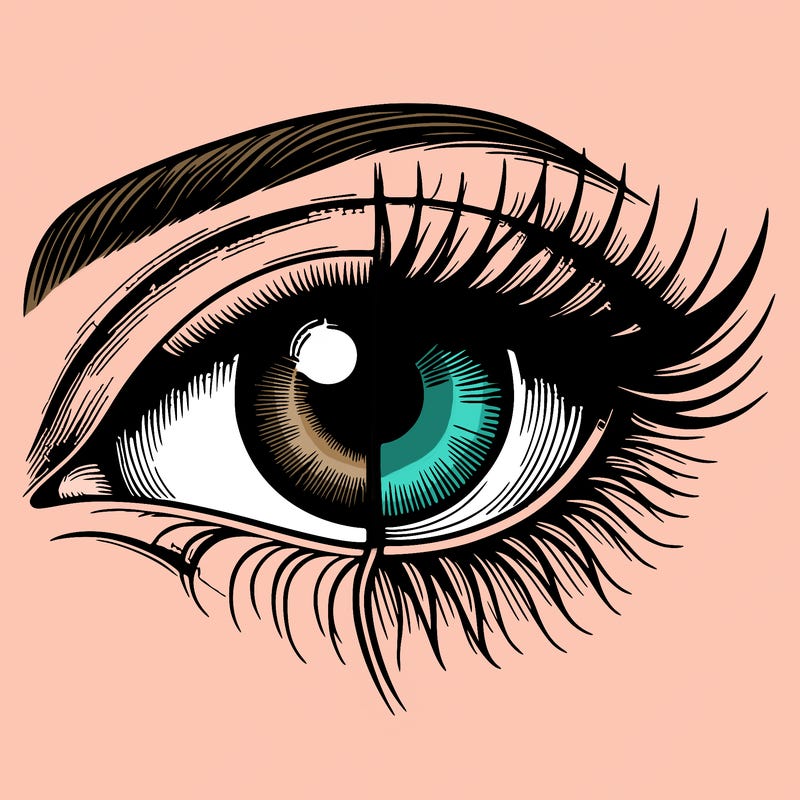 realistic eye split