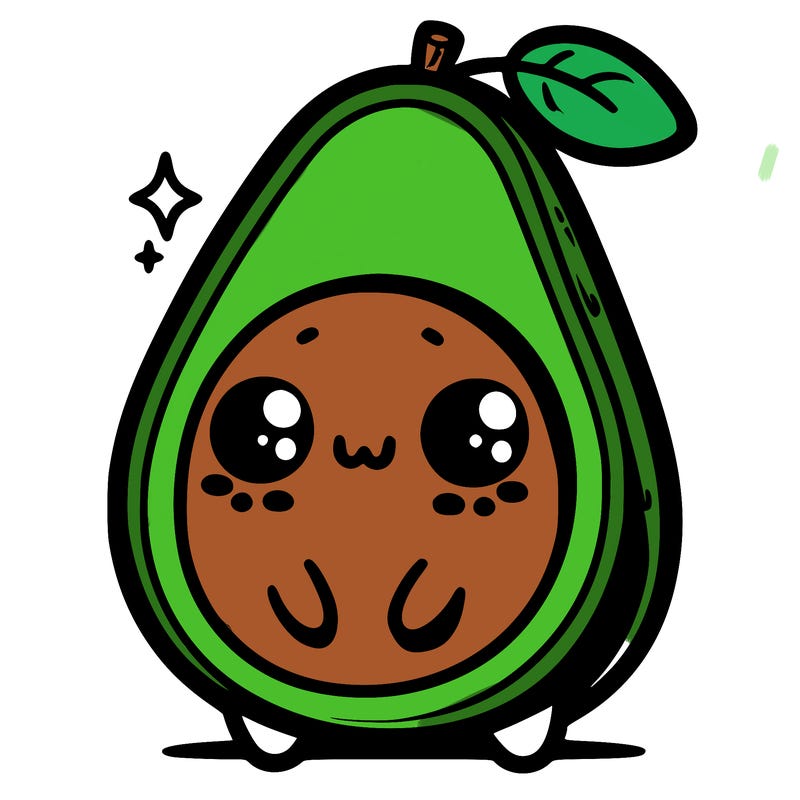 cute avocado
