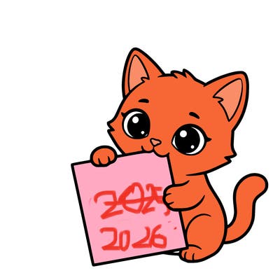 a small cat with a blank sheet of paper in its hand. the cat is sooooooo cute!