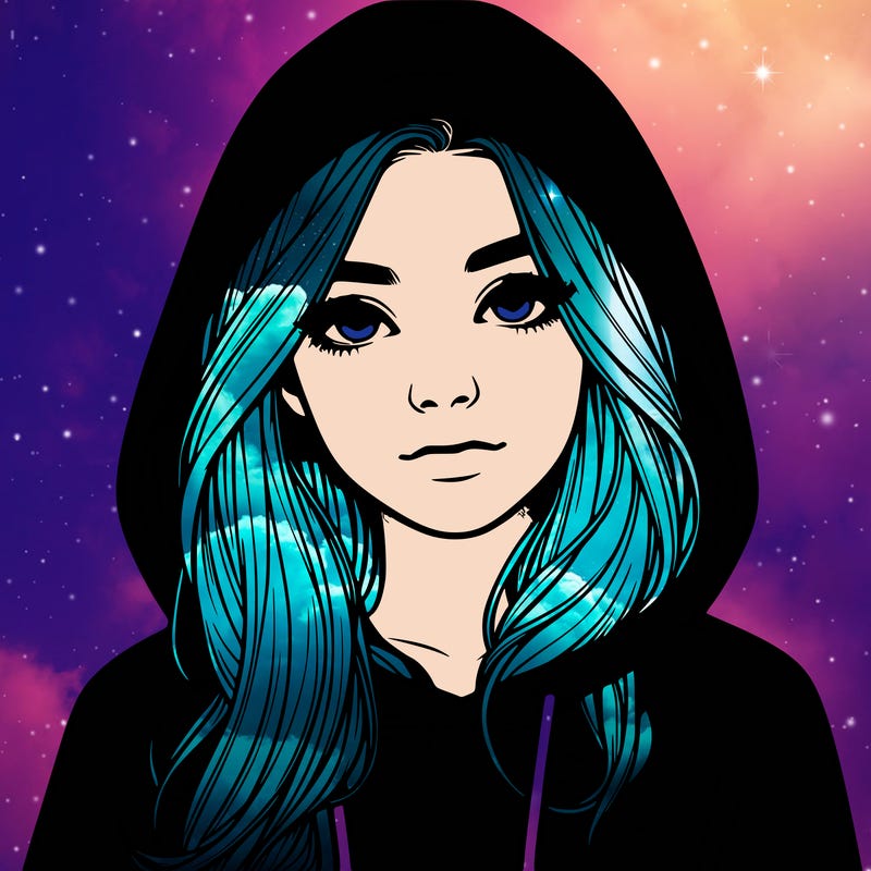 realistic girl with a hoodie