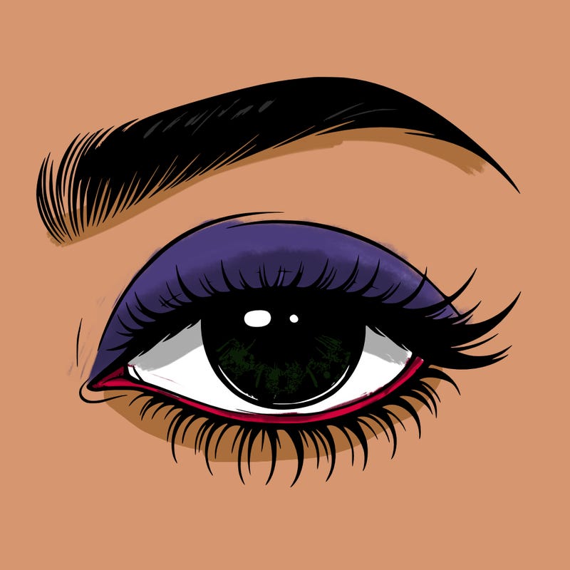 eye closed realistic