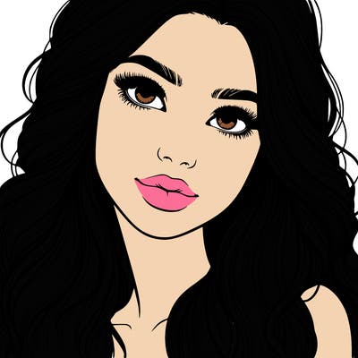 beautiful realistic girl