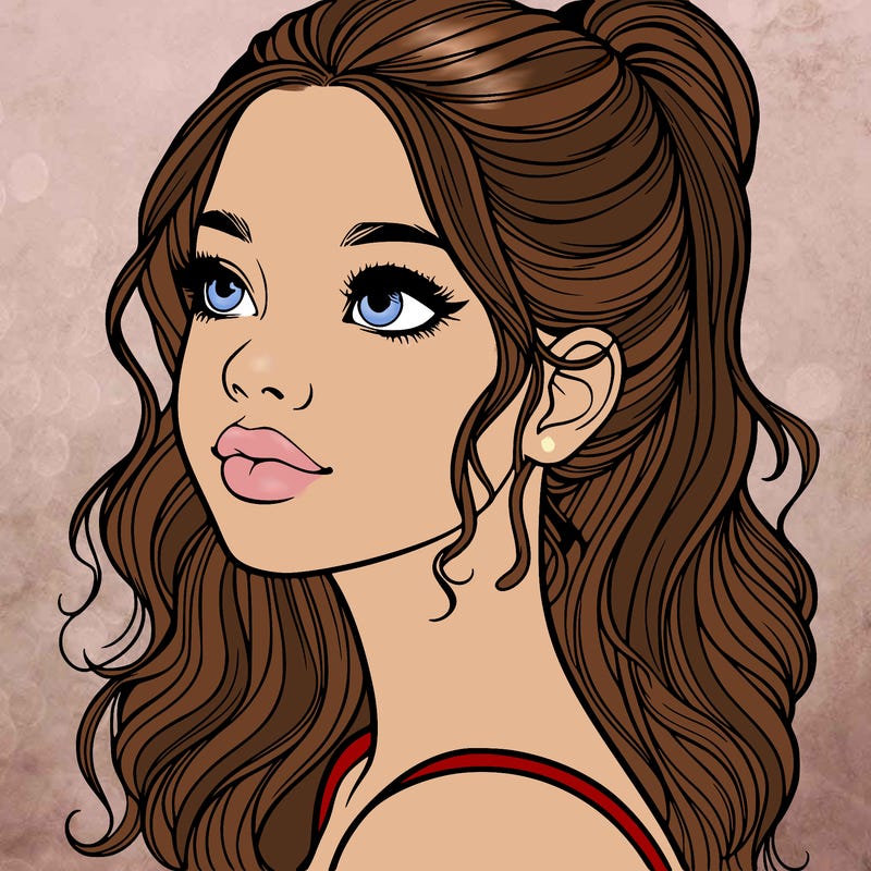 beautiful realistic girl