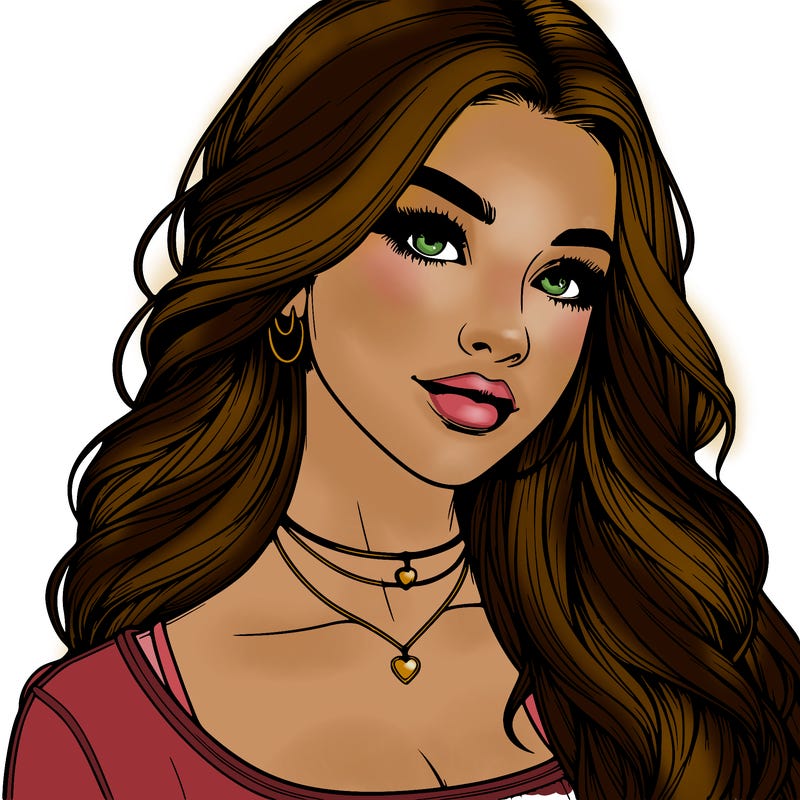 detailed realistic girl