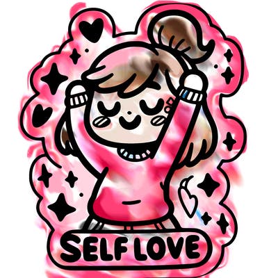 self-love sticker