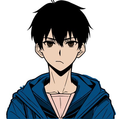 anime guy with short hair