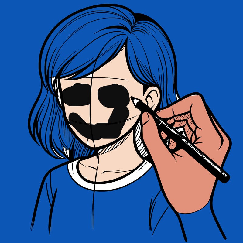 drawing a realistic person