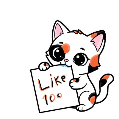 a small cat with a blank sheet of paper in its hand. the cat is sooooooo cute!