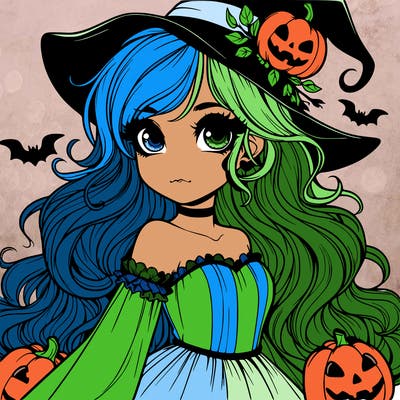realistic girl halloween