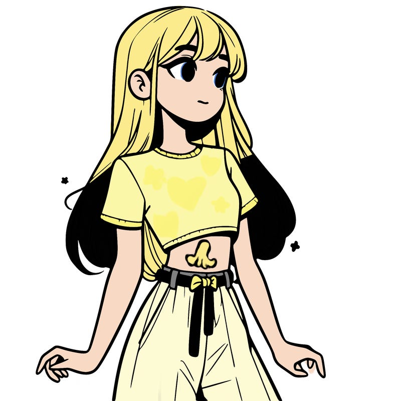 girl in a cute crop top