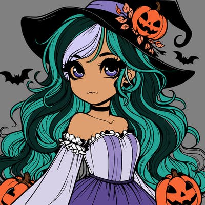 realistic girl halloween