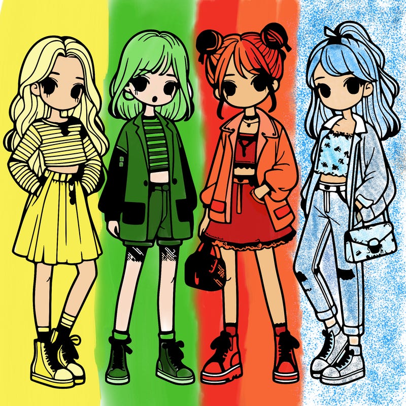 girls with fashion