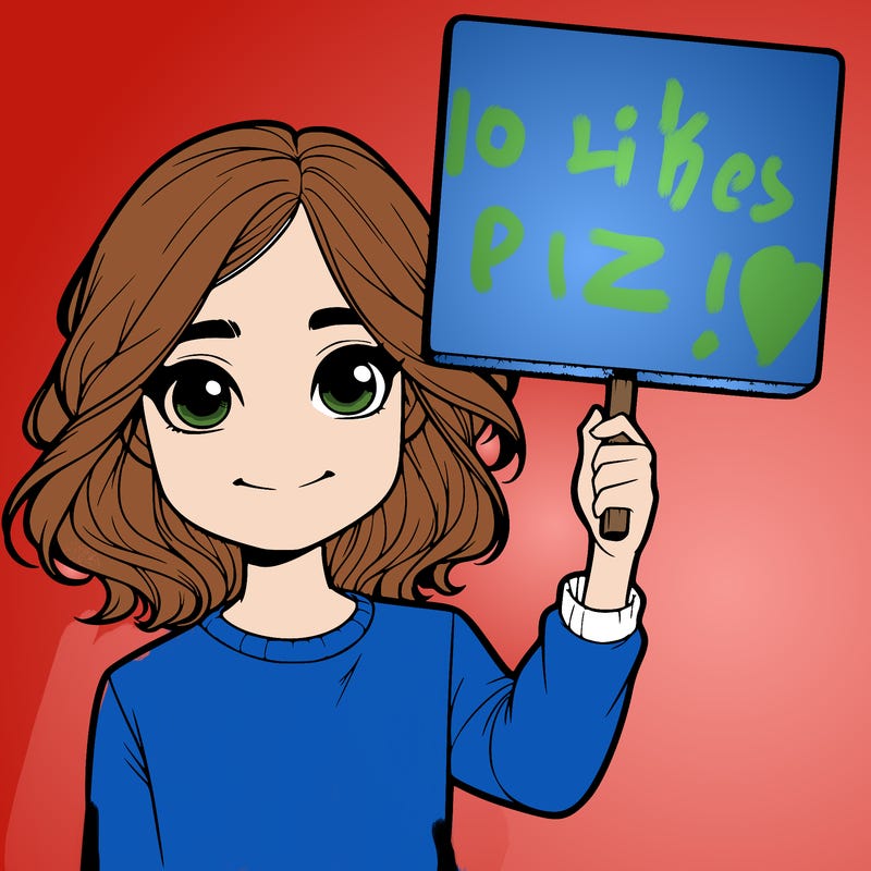 realistic girl holding up a sign